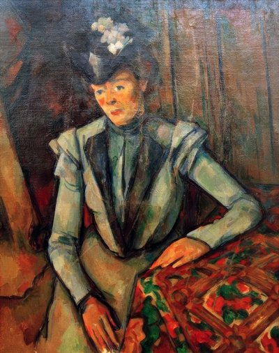 The Lady in Blue by Paul Cézanne