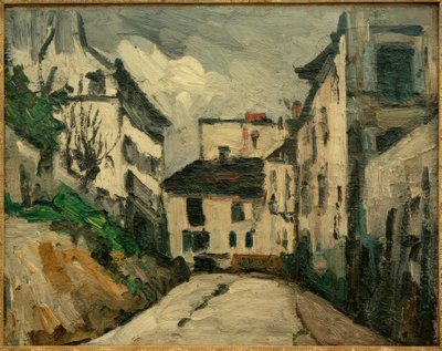 The Rue des Saules in Montmartre by Paul Cézanne