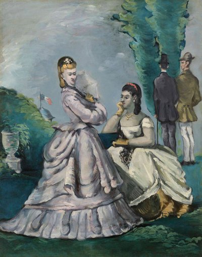 The Conversation, 1870-1871 by Paul Cézanne