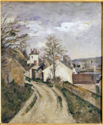 The House of Doctor Gachet in Auvers by Paul Cézanne