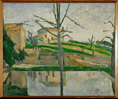 The Basin of Jas de Bouffan by Paul Cézanne