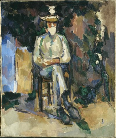 Le Jardinier Vallier by Paul Cézanne