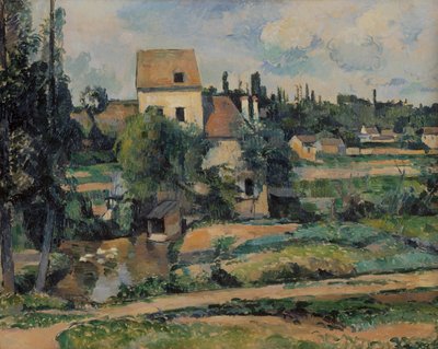 The Mill on the Couleuvre at Pontoise by Paul Cézanne