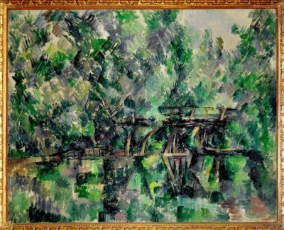 The Bridge over the Pond by Paul Cézanne