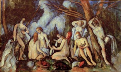 The Large Bathers by Paul Cézanne