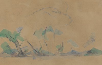 Mont Sainte-Victoire [recto] by Paul Cézanne