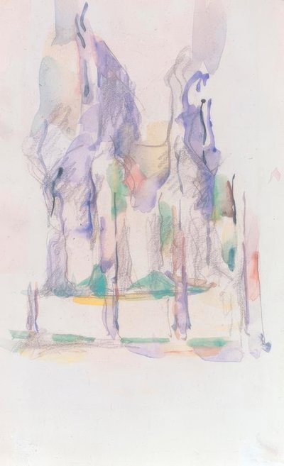 P. Cézanne, Group of Trees by Paul Cézanne