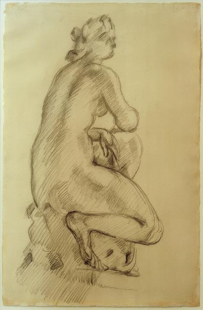 P. Cézanne, Crouching Venus by Paul Cézanne