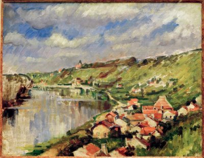 Landscape by the Oise by Paul Cézanne