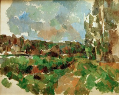 Landscape by a River by Paul Cézanne