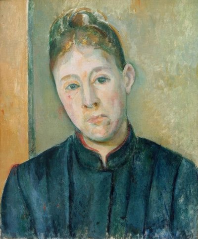 Portrait of Madame Cézanne by Paul Cézanne