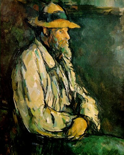 Portrait of Vallier, Seated by Paul Cézanne