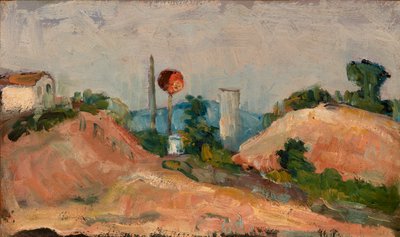 Railroad Cut by Paul Cézanne