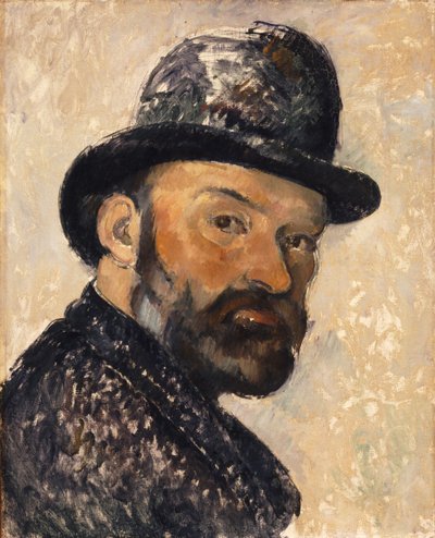 Self-Portrait with Bowler Hat by Paul Cézanne