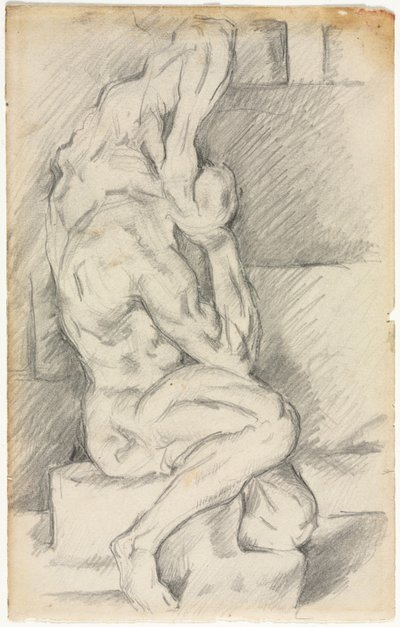 Sketch of Anatomical Sculpture by Paul Cézanne