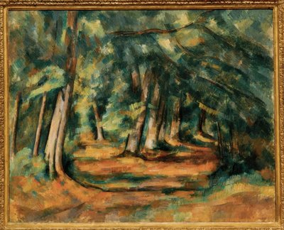 Forest Underbrush – Fontainebleau (?) by Paul Cézanne