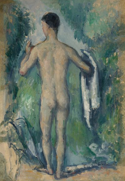 Standing Bather, Seen from the Back by Paul Cézanne