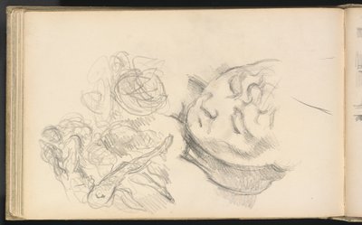 Studies Including Madame Cézanne by Paul Cézanne