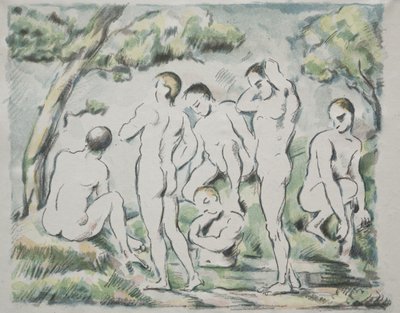 The Bathers by Paul Cézanne