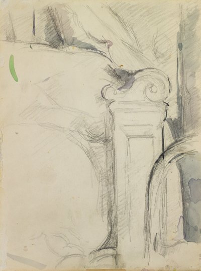 The Bedstead by Paul Cézanne