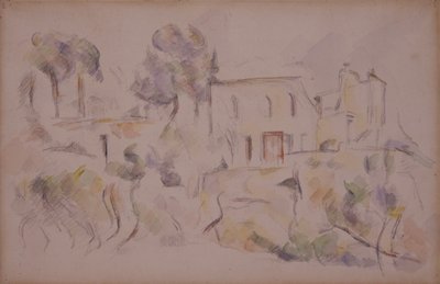 The Coach House by Paul Cézanne