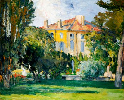 The House at Jas de Bouffan by Paul Cézanne