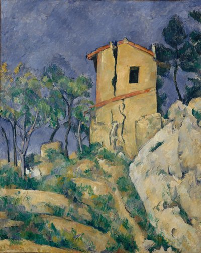 The House with the Cracked Walls by Paul Cézanne