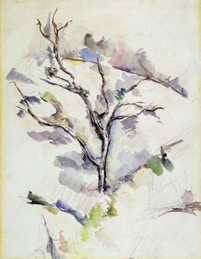 The Oak by Paul Cézanne
