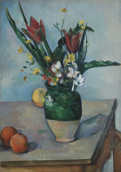 The Vase of Tulips by Paul Cézanne