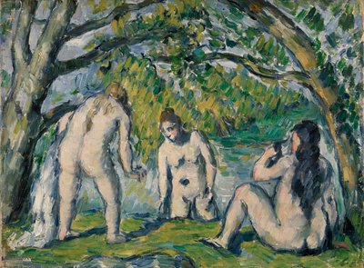 Three Bathers by Paul Cézanne
