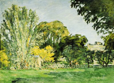 Trees at Jas de Bouffan by Paul Cézanne