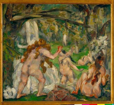 Three Bathers by Paul Cézanne