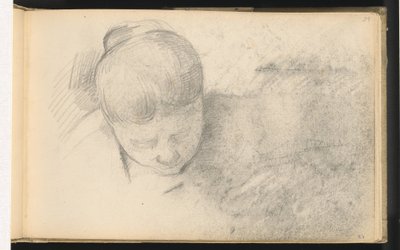 Woman Leaning Forward by Paul Cézanne