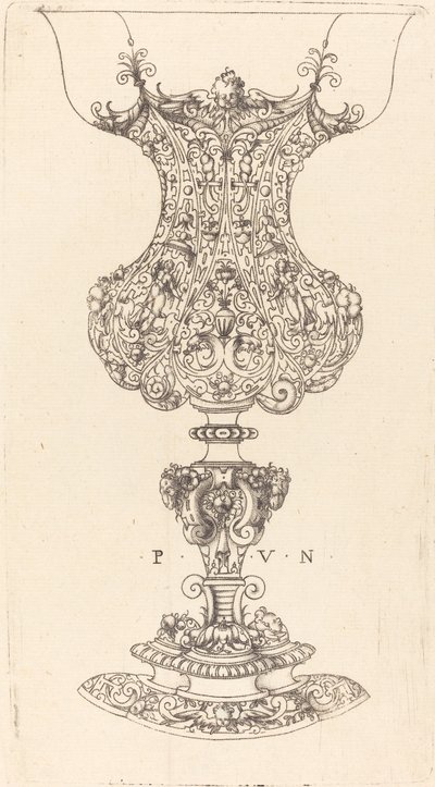 Ornamented Vase by Paul Flindt II