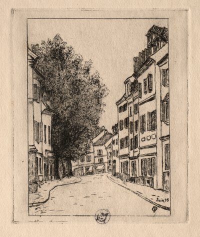 Six Etchings: Notre Dame, Pontoise, 1895 by Paul Gachet