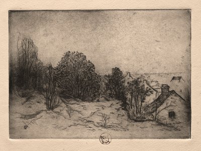 Six Etchings: Vesnots, Auvers on the Oise by Paul Gachet