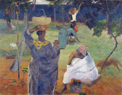 Among the Mangoes by Paul Gauguin