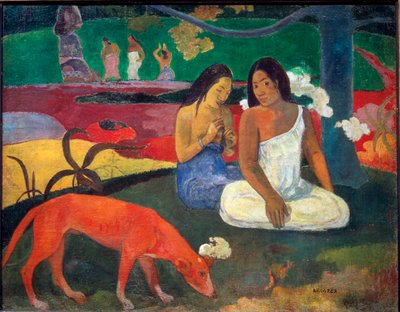 Arearea or The Red Dog by Paul Gauguin