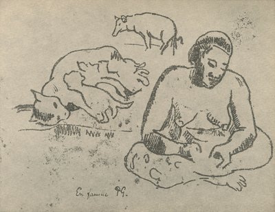 At Home, 1936 by Paul Gauguin