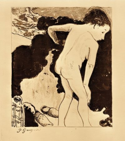 Breton Bathers by Paul Gauguin