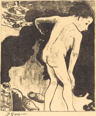 Bathers in Brittany by Paul Gauguin