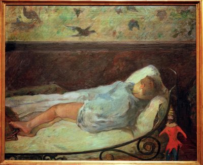 The Little Dreamer by Paul Gauguin