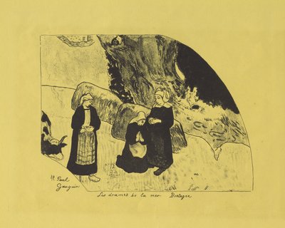 Dramas of the Sea: Brittany by Paul Gauguin