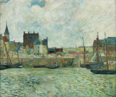 Harbour Scene, Dieppe, c.1885-86 by Paul Gauguin