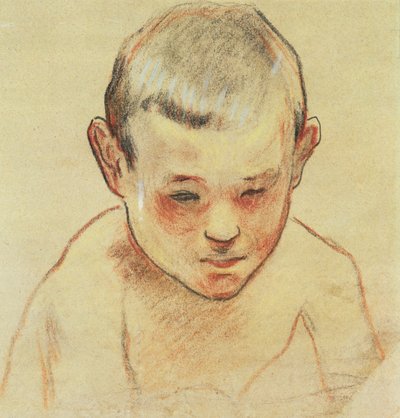 Head of a Boy, c.1886-88 by Paul Gauguin