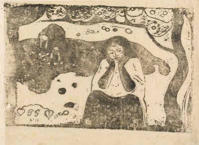 Human Sorrow by Paul Gauguin
