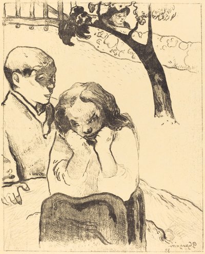 Human Sorrow by Paul Gauguin