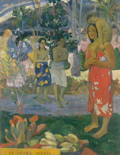 Ia Orana Maria by Paul Gauguin