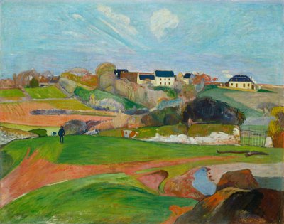 Landscape at Le Pouldu by Paul Gauguin