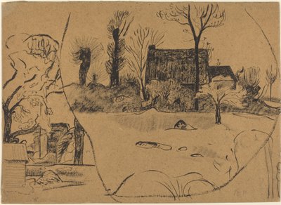Landscape at Pont-Aven by Paul Gauguin